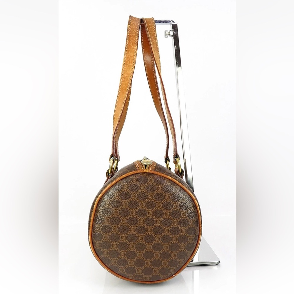 Celine Brown and Tan Shoulder Bag - Picture 4 of 16